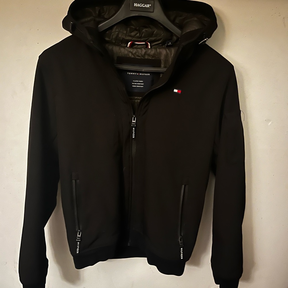 Tommy Hilfiger Black Hooded Jacket